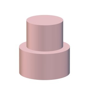 2 tier round