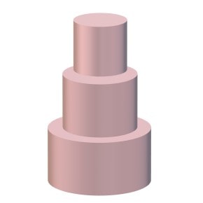 3 tier round