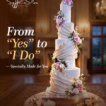 wedding 5 tier cake