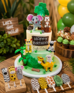 Jungle Theme Cake